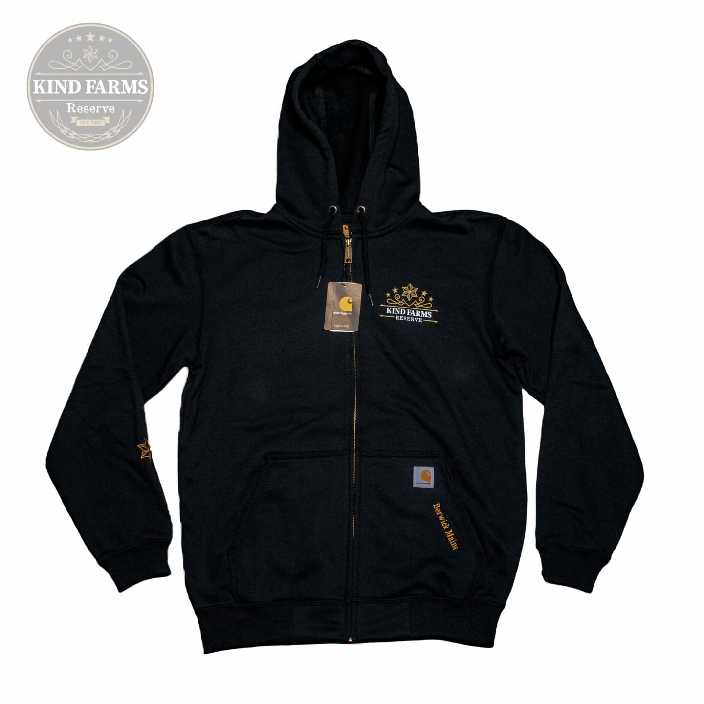 カルトレイク　DRT フーディー　パーカー Kind Farms Reserve Full Zip Hoodie – Carhartt - Kind Farms